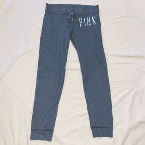 Gray PINK Victoria’s Secret Sweat Pants Size Small